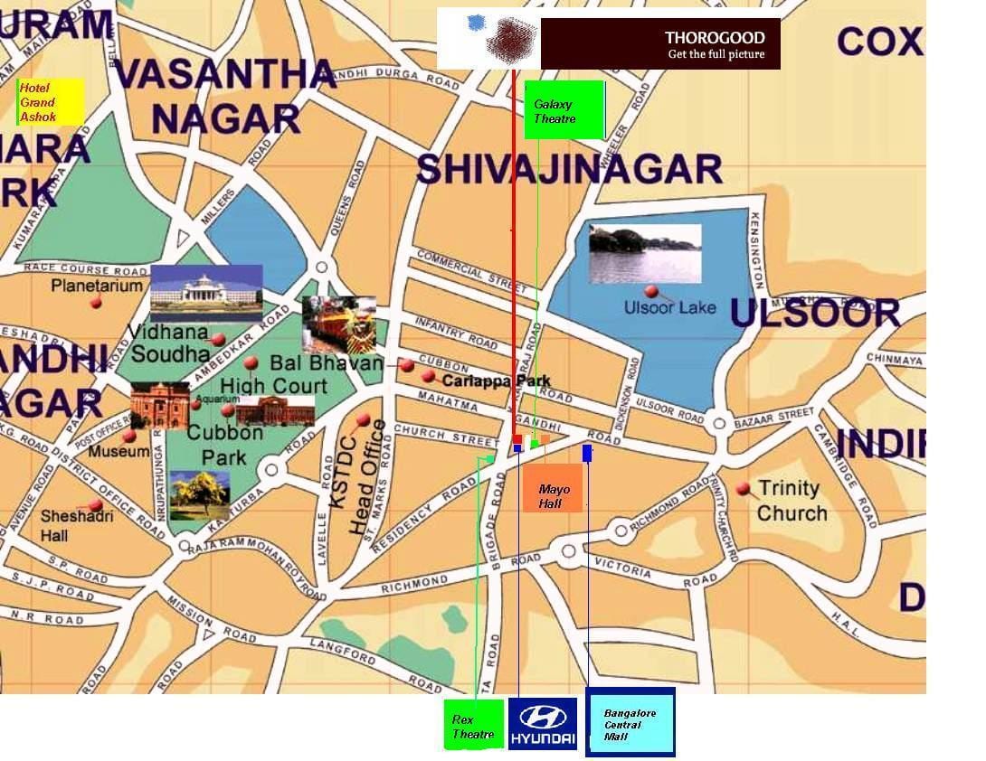 ಹಲಸೂರು ಬೆಂಗಳೂರು ನಕ್ಷೆ