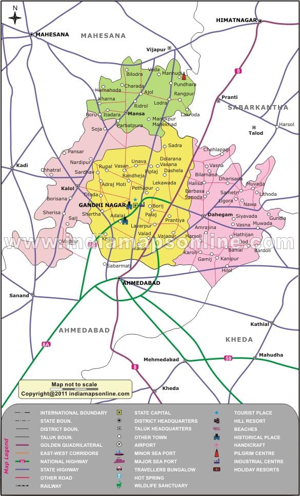 ಬೆಂಗಳೂರು ಗಾಂಧಿನಗರ ನಕ್ಷೆ
