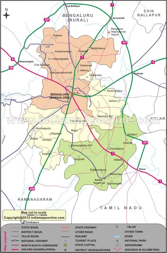 ನಕ್ಷೆ ಬೆಂಗಳೂರು ದಕ್ಷಿಣ