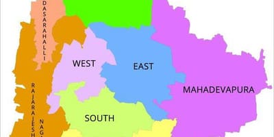 ಬೆಂಗಳೂರು ಕಂಡಿವೆ ನಕ್ಷೆ