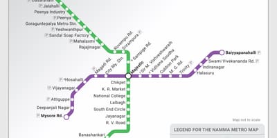 ಬೆಂಗಳೂರು ಮೆಟ್ರೋ ರೈಲು ನಕ್ಷೆ
