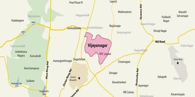 ನಕ್ಷೆ ವಿಜಯನಗರ ಬೆಂಗಳೂರು