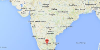 Banglore ನಕ್ಷೆ, ಭಾರತ