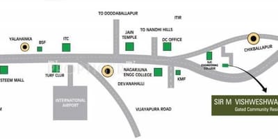 Vishweshwaraya ಲೇಔಟ್ ನಕ್ಷೆ
